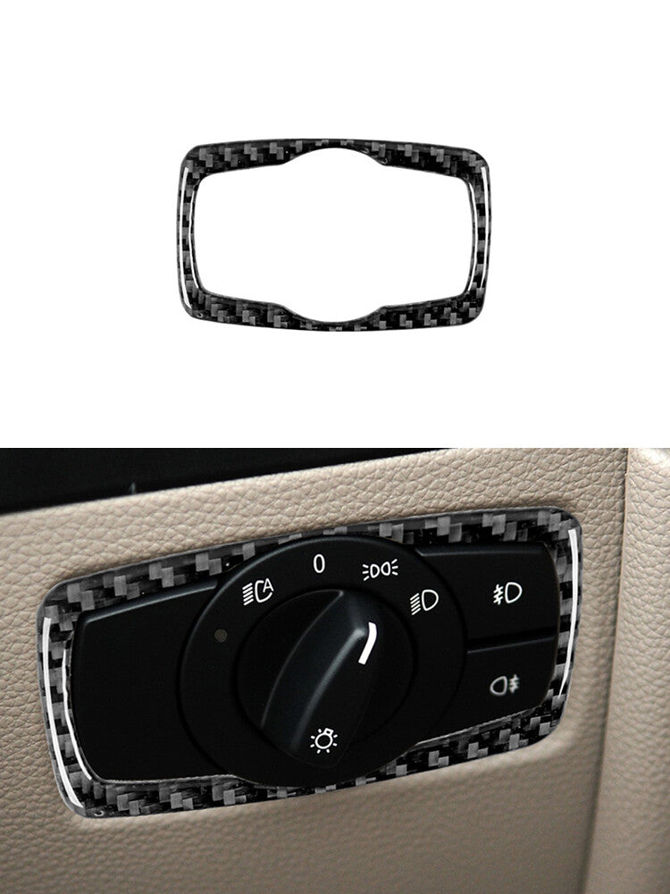 Headlight Switch Trim Cover Decor for BMW 1 Series Convertible E82/E88 2008-2013