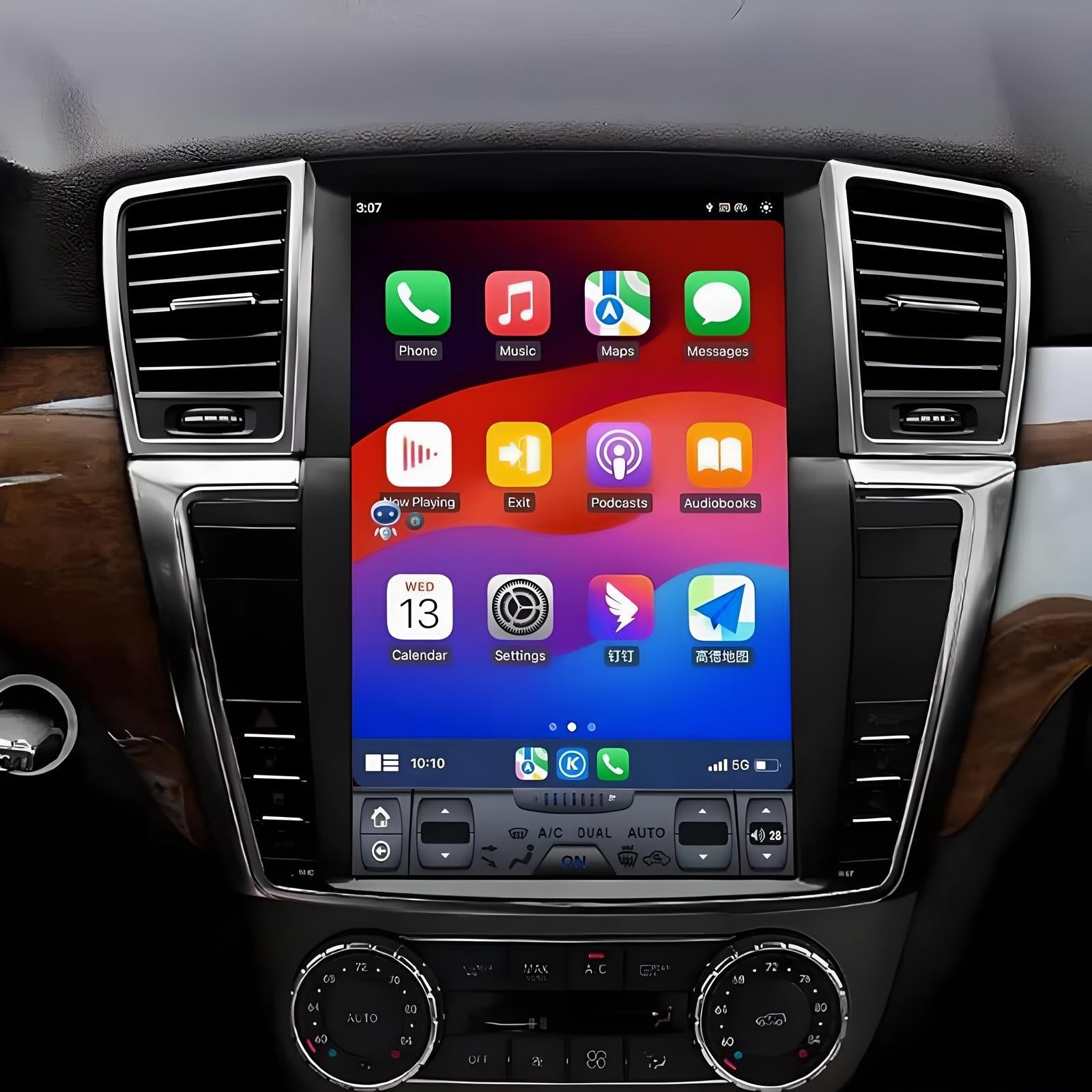 12.1 Android 12 Car Radio GPS Carplay Stereo for Benz ML GL W166 X166 2012-2015