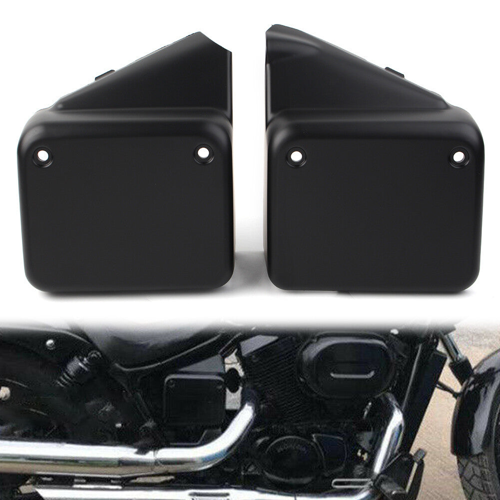 Batterieseiten Abdeckung Mattschwarz F¨¹r for Honda Shadow Spirit 750 VT750DC 2000-09