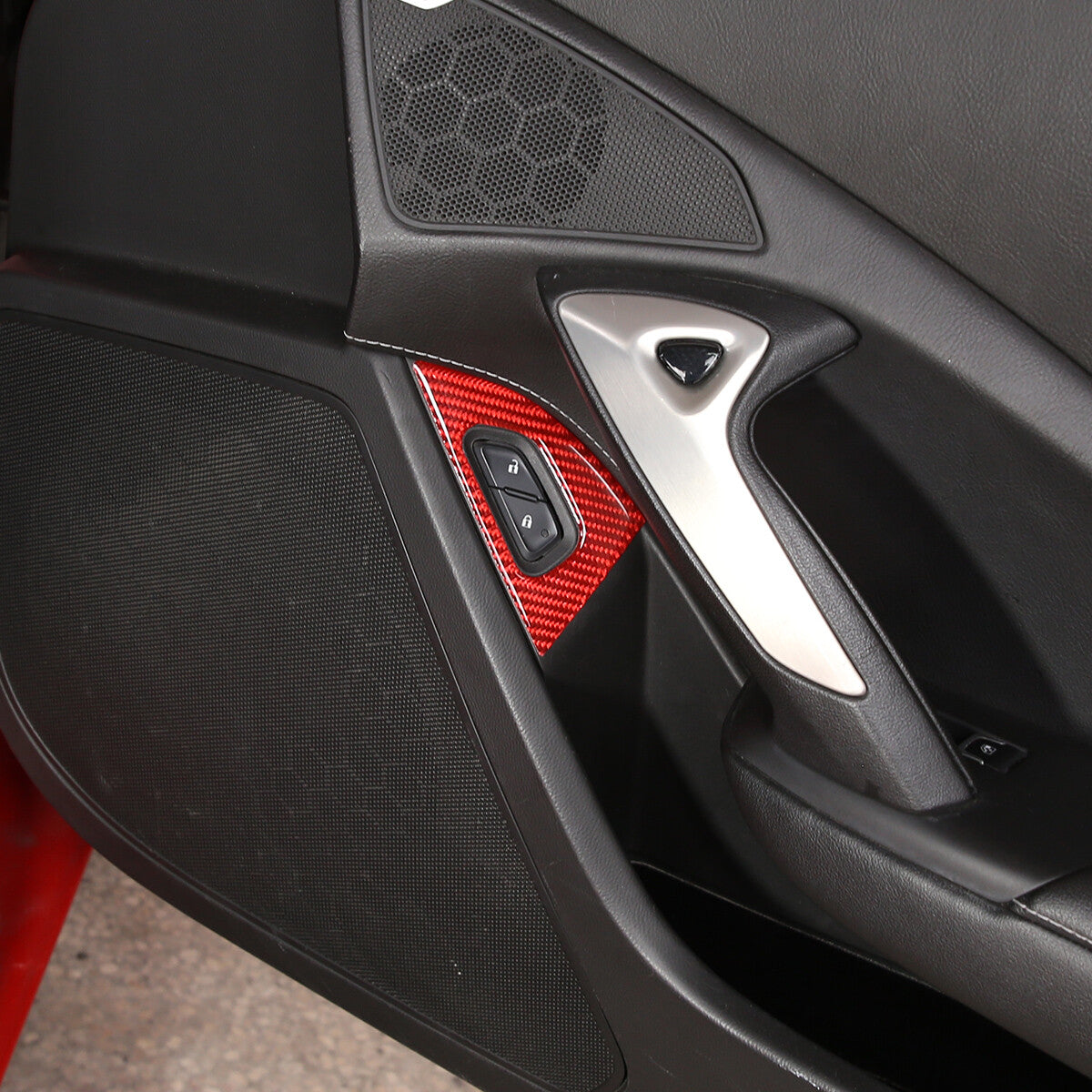 Genuine carbon fiber gear shifter trim for Honda for Civic 10 (2016-2019) USA.