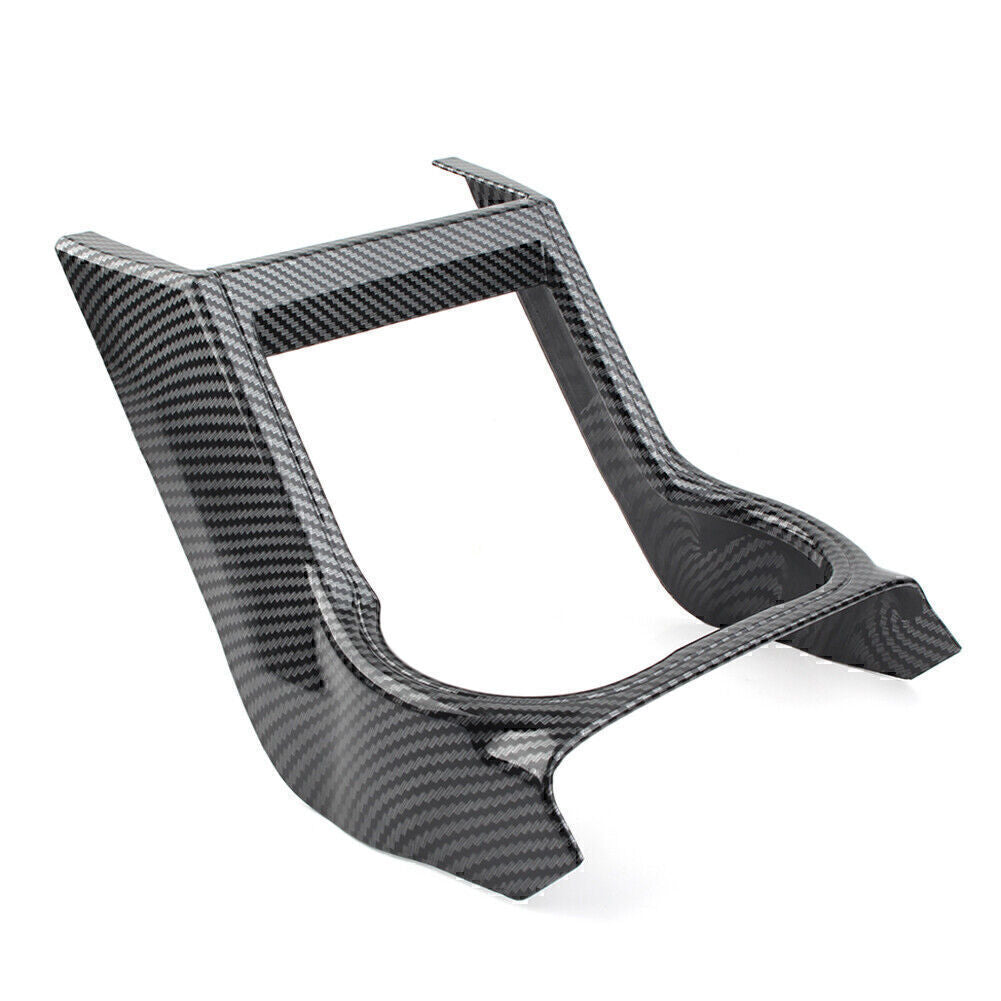 Carbon Fiber Inner Water Cup Holder Frame Cover Trim Fit for Subaru Forester 2019 20