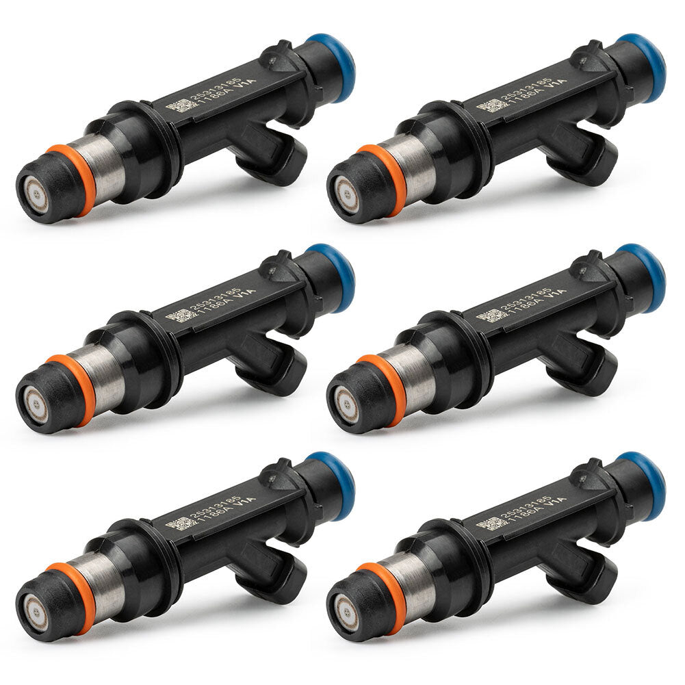 6Pcs Fuel Injectors 25313185 For 2002-04 for Chevrolet Trailblazer for GMC Envoy 4.2L