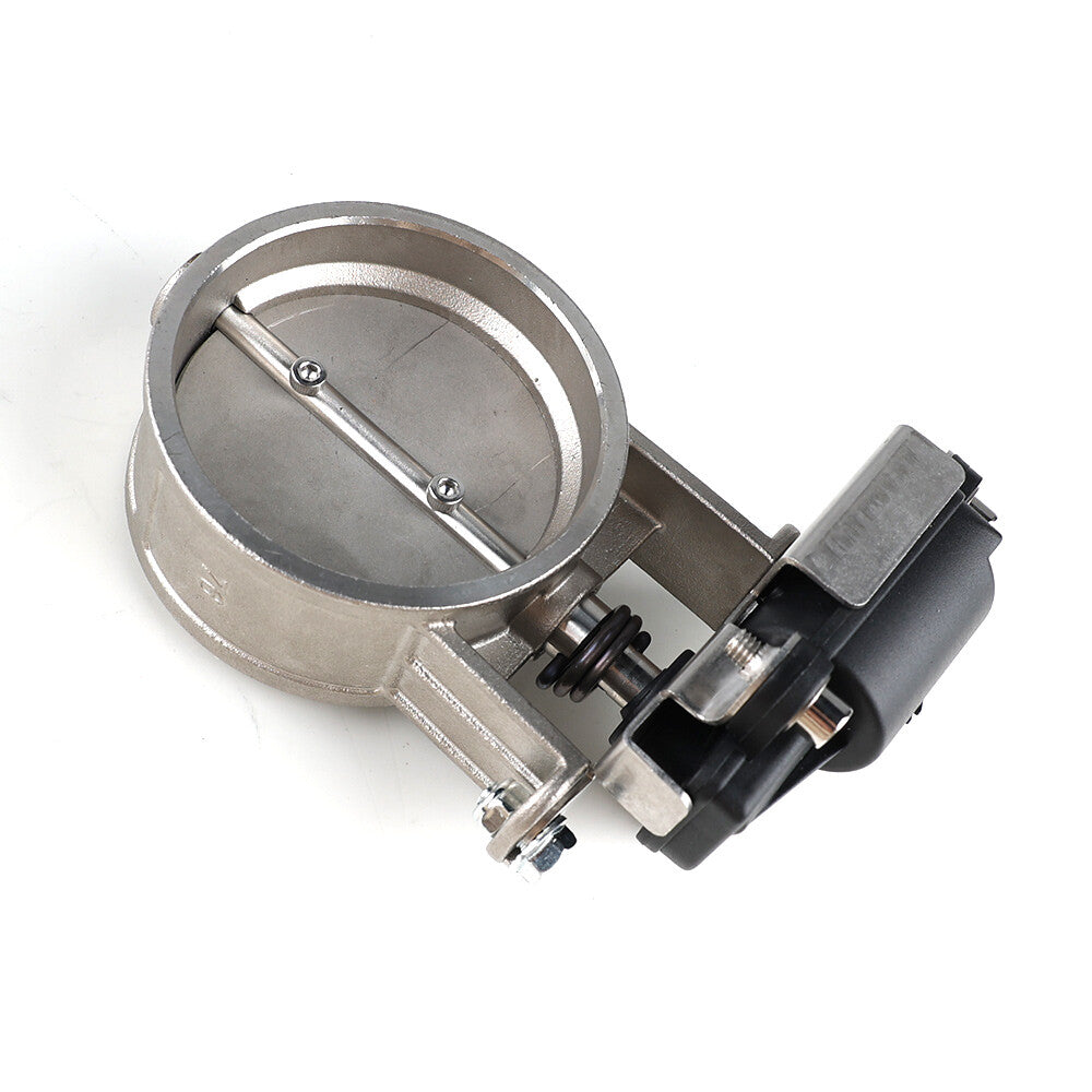 3/3in Electric Exhaust Control Valve Low Pressure For Exhaust Catback Downpipe