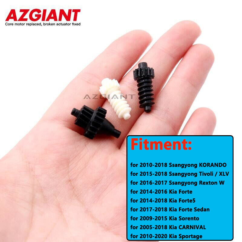 3-piece set of exterior side mirror adjustment motor gear repair for 2010-2013 for Audi A3 (May-)