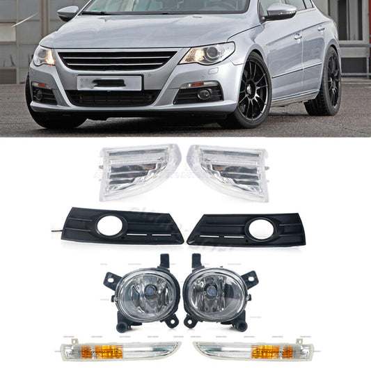 Set Corner Lamp Turn Signal Light Fog Lamp Assembly for VW for Passat CC 2008-2012
