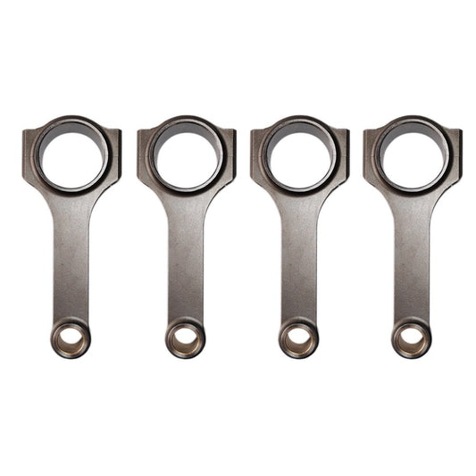 4-piece forged H-BEAM 5.459-inch connecting rods for Honda for Civic CRX D16L boltless design.