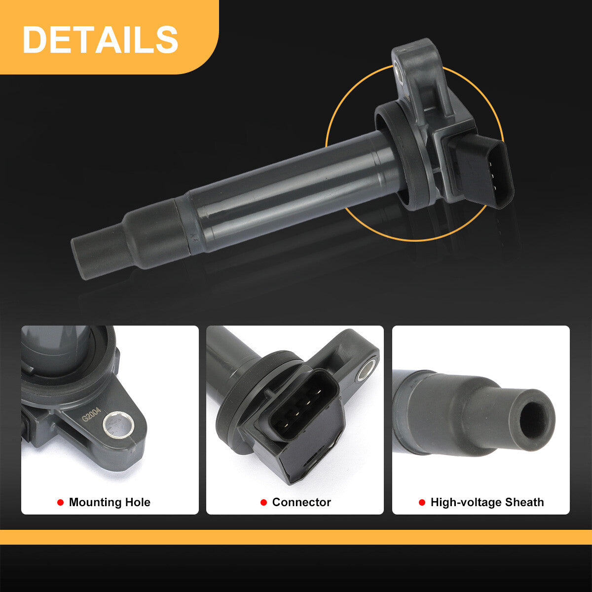 4PCS Ignition Coils for Toyota For 4Runner for Lexus LS430 4.7L V8 90919-02230