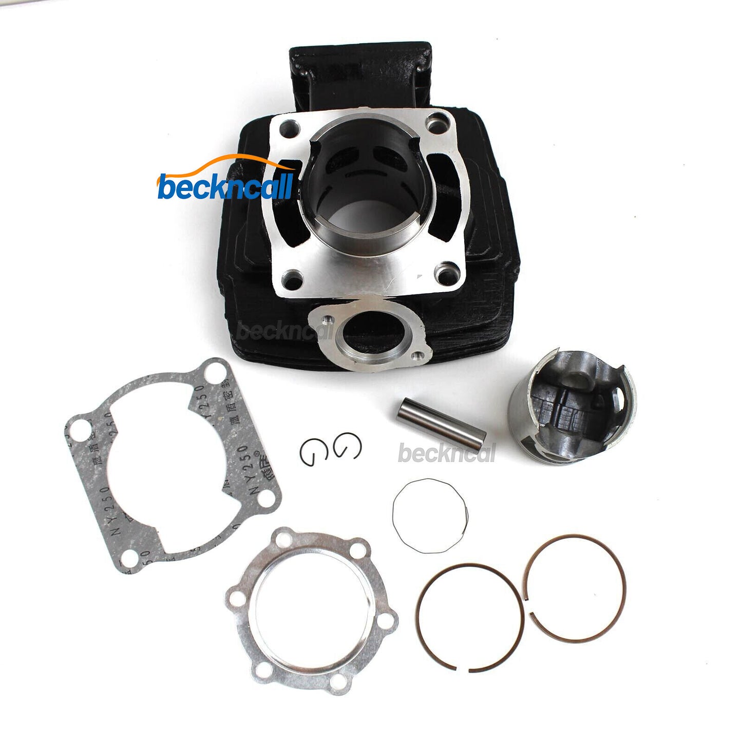 For 1978-1981 for Yamaha DT175 Cylinder Piston Gasket Top End Rebuild Kit 66mm