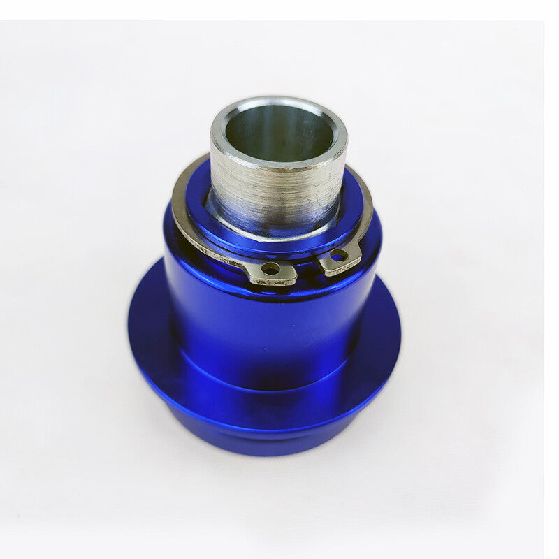 360¡ã Steering Wheel Quick Release Disconnect 3 Hole Hub Adapter Aluminum Blue