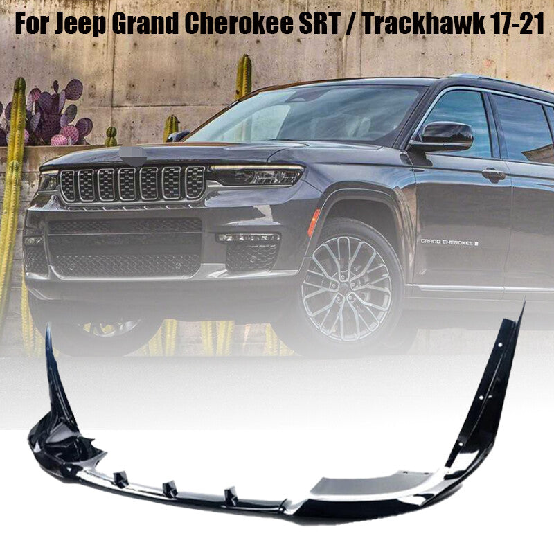 Front Bumper Lip W/ Winglet for Jeep Grand Cherokee SRT / Trackhawk 2017-2021 V3