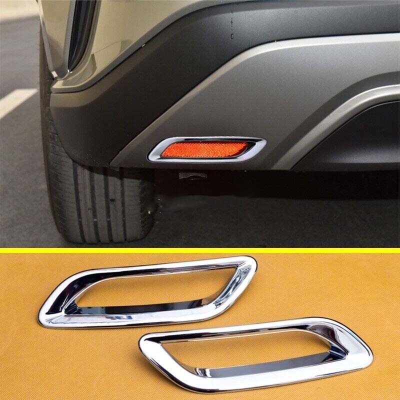 Chrome Car Rear Fog Light Lamp Cover Bumper Trim For 2023-2024 for Lexus RX 350 350 350h