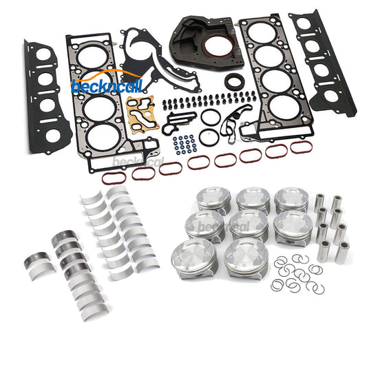 Engine Overhaul Pistons Gaskets Kit for Mercedes-Benz S500 W221 M278 V8 4.6 4.7L