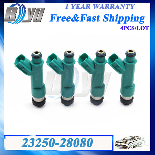 4X 23250-28080 Fuel Injectors for Toyota for Scion for Camry RAV4 for Corolla 23209-28080