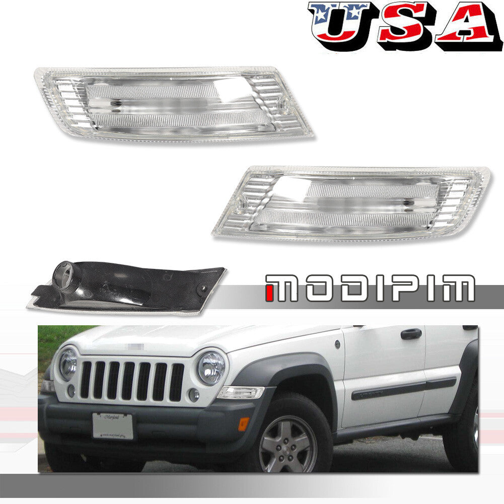 A pair of front turn signal parking marker lights suitable for the Statue of Liberty (models 05-07).