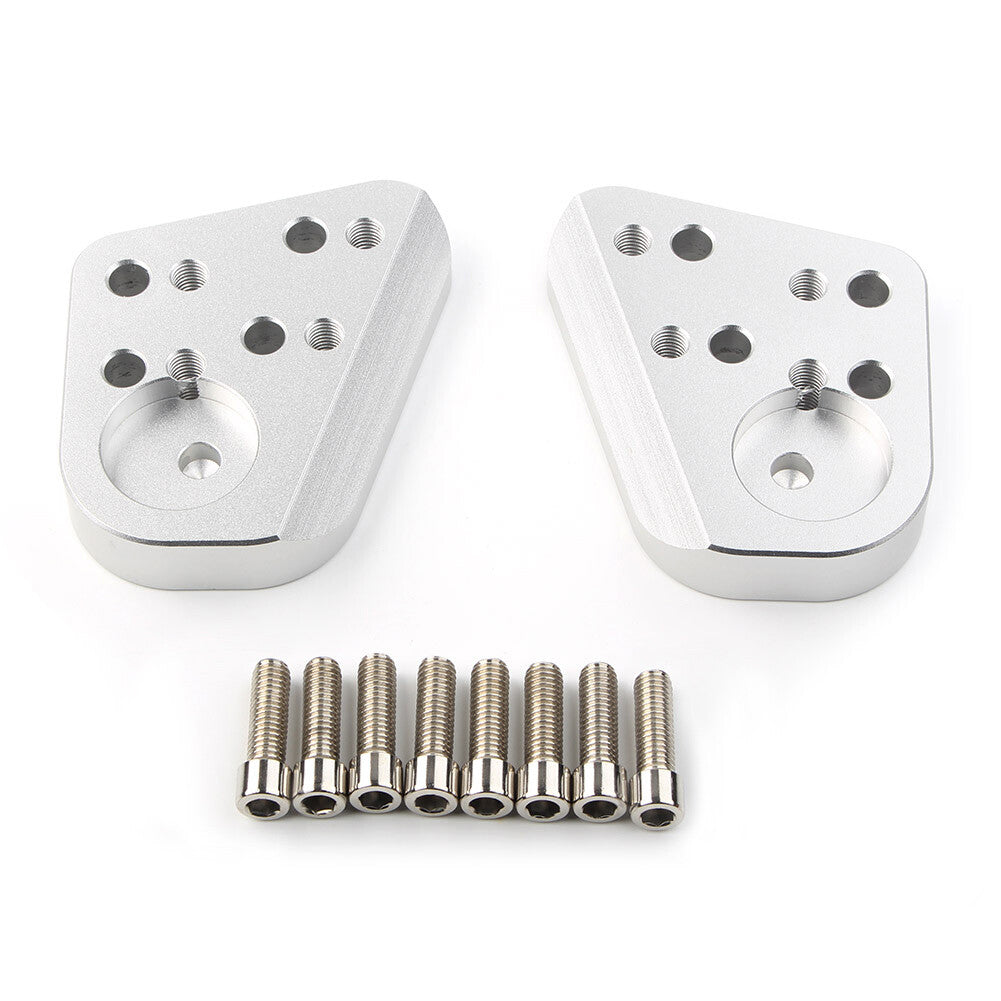 Silver Handlebar Riser Kit Fit for BMW R1200RT 2005-13 R1100R R1100RT R1150R R1150RT