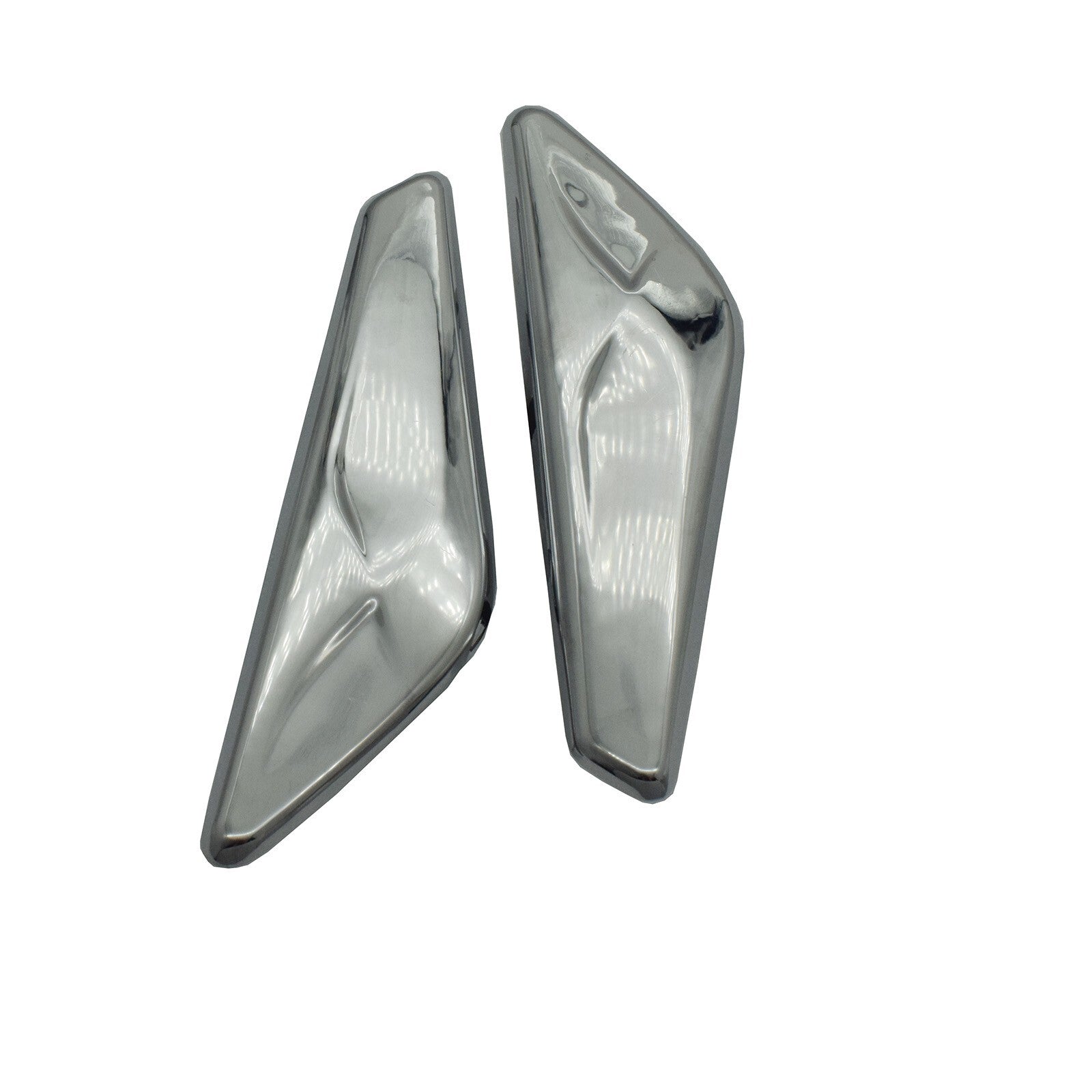 A Pair Fender Trim Finisher Chrome Front Left Right Side for BMW X3 X4 F25 F26