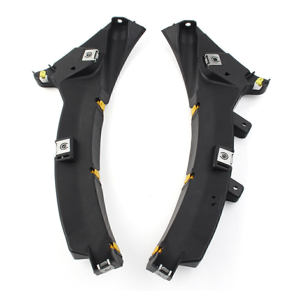 Pair Front Bumper Mount Bracket for Jaguar XF XFR 2012-2015 C2Z16532 C2Z16531