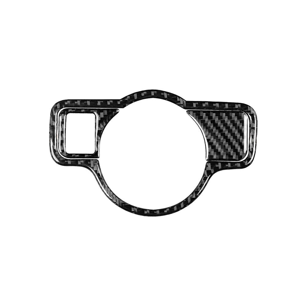Carbon Fiber Headlight Button Trim for Mercedes-Benz CLA GLA GLE Type A
