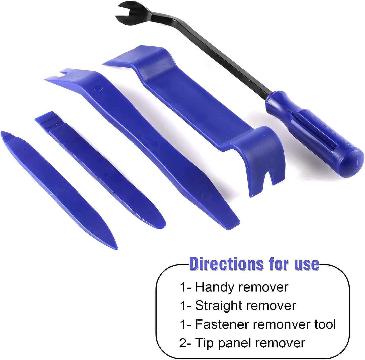 Automatic Trimming and Removal Tool Kit 5-Piece Plastic Pry Tool Set - Automatic Trimming and Removal Tool Pry Tool