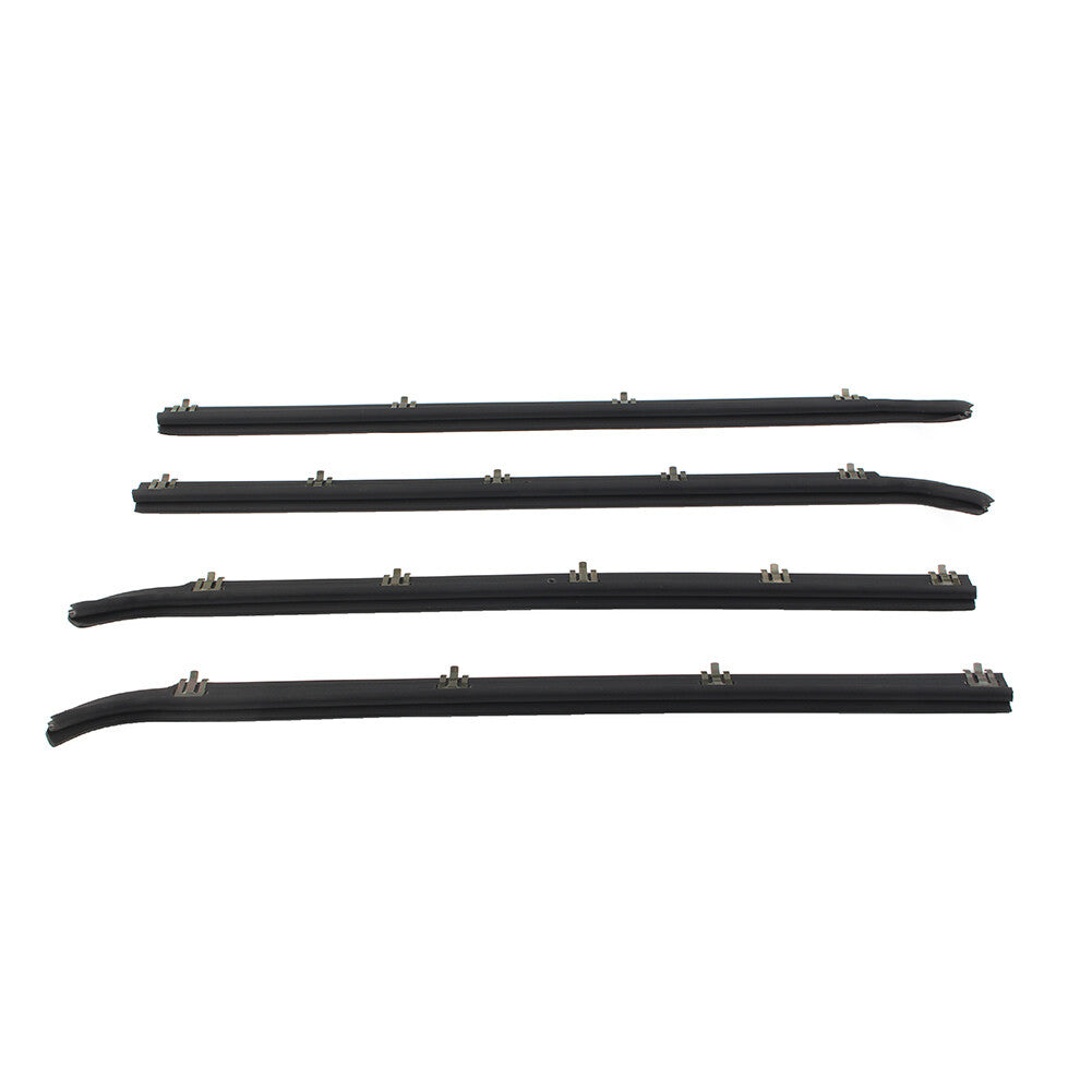 4xOuter Window Sweep Trim Seals Car Weatherstrip for Ford Bronco F150 F250 F350