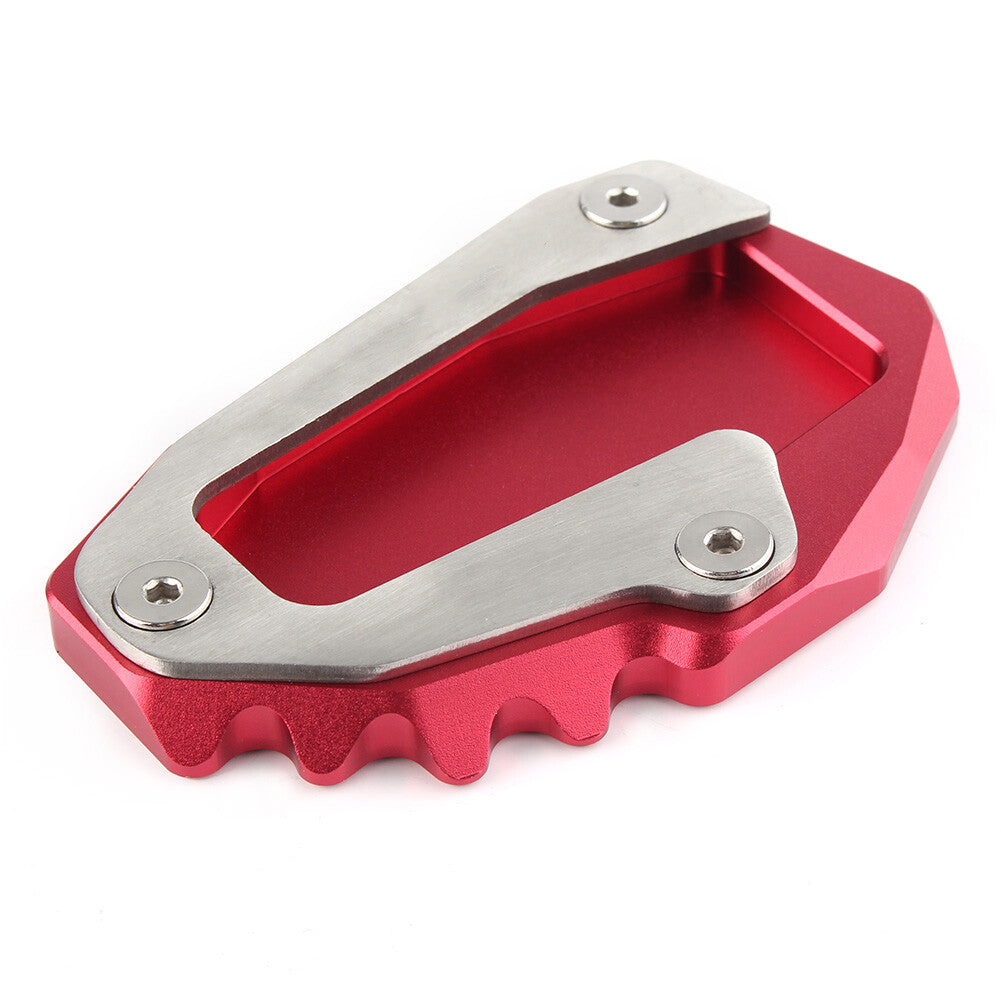 Moto Side Stand Kickstand Foot Plate Pad Fit for Ducati MTS1100/MTS950/MTS1200S Red