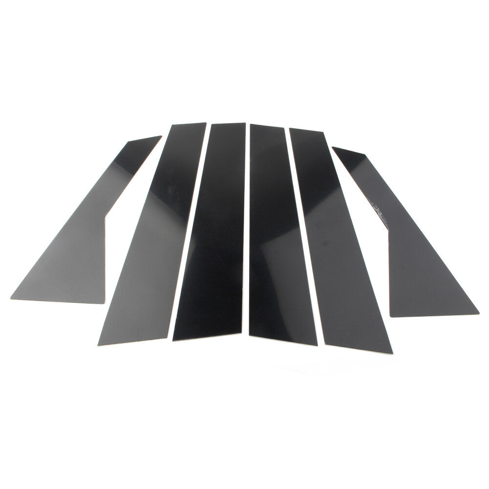 6x Door Trim Pillar Posts Piano Cover Black for VW for Jetta 2019-2021 2020