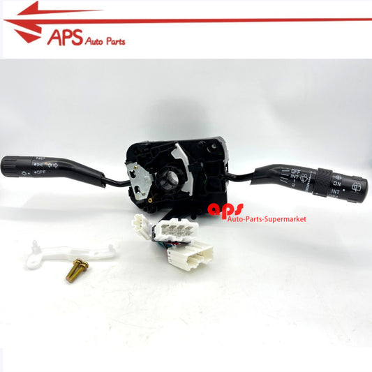Headlight indicator and turn signal switch for Mitsubishi Pajero Montero vehicles manufactured between 1990 and 2004.