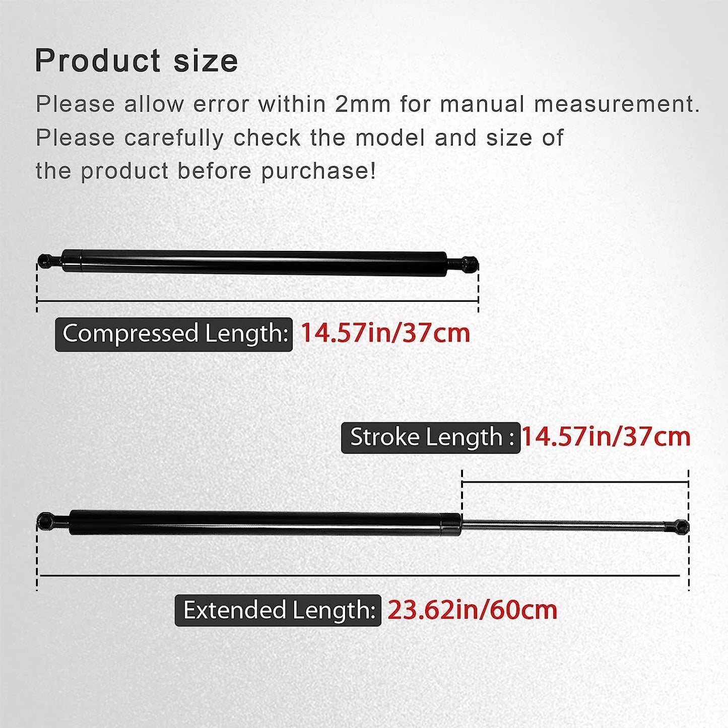 2 Rear Hatch Liftgate Tailgate Lift Supports Struts for Mitsubishi Eclipse for Eagle