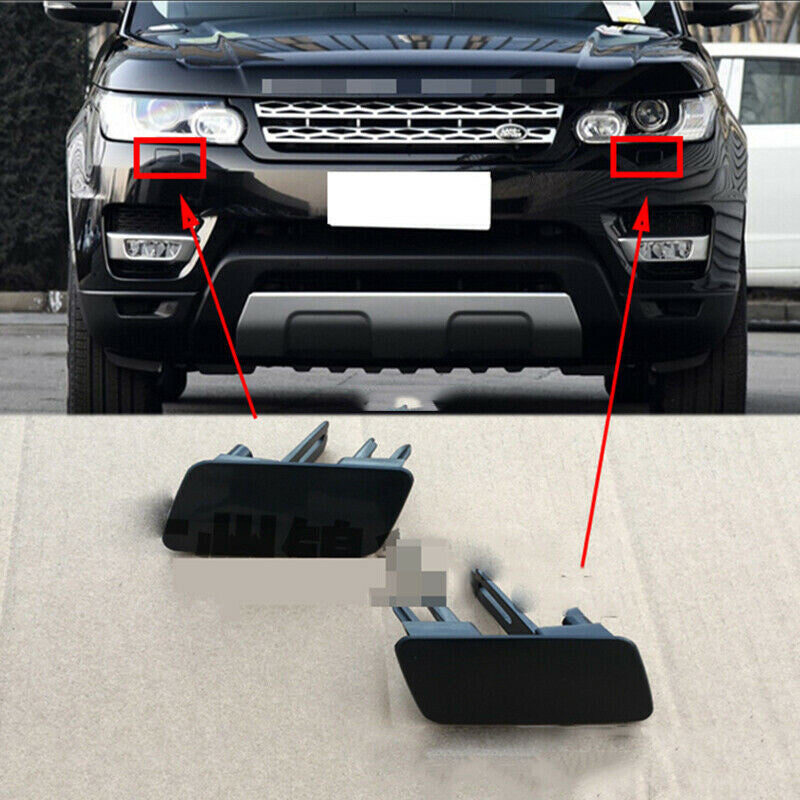 for Rover for Range Rover Sport 2014-17 Headlight Washer Cover Cap Front Bumper Trim