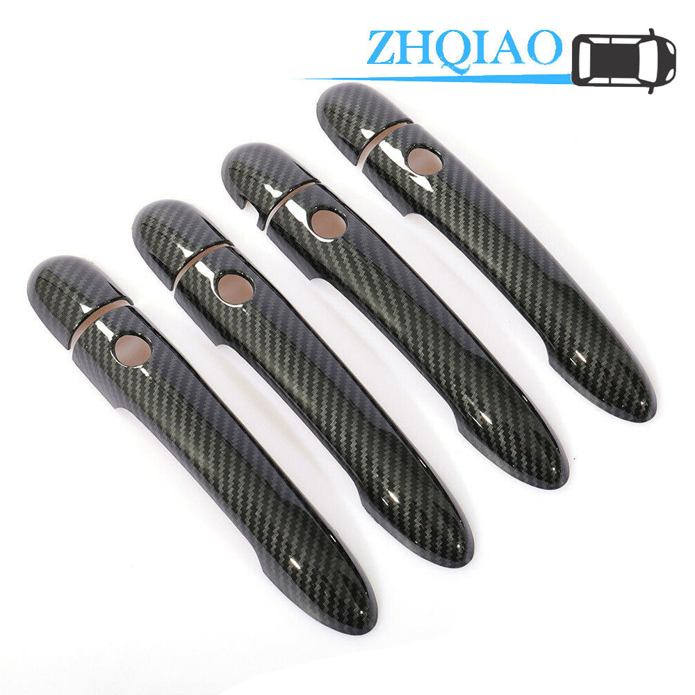 Carbon Fiber for Smart Door Handle Cover Trims fit for 2008-2015 for RENAULT Koleos