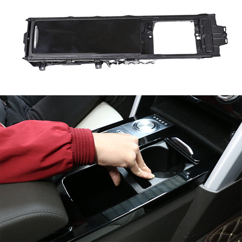 Sliding Cup Holder Console for Land Rover Discovery 2017-20 Replace Glossy Black