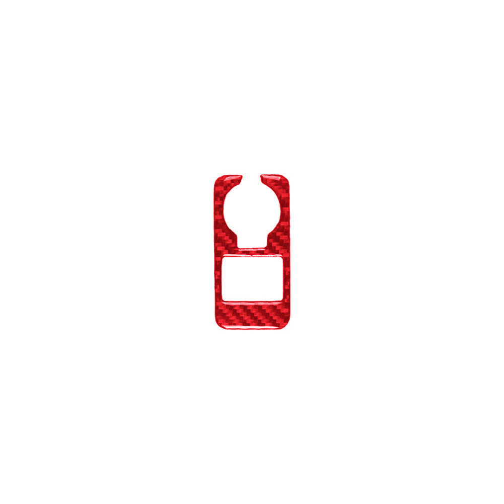 Red Power Socket Trim Panel Carbon Fiber Interior for Toyota FJ Curiser 2007-21