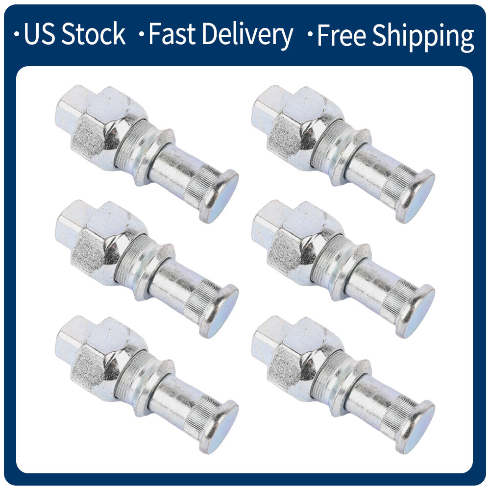 QTY6 Wheel Nuts  Stud Kit Rear (Left Side) Fit for ISUZU NPR NPR-HD NQR NRR REACH