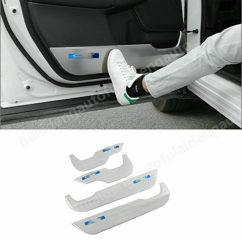 for Honda CRV CR-V 17-21 Silver Steel Inner Door Anti-kick Anti-dirty Guard Trim