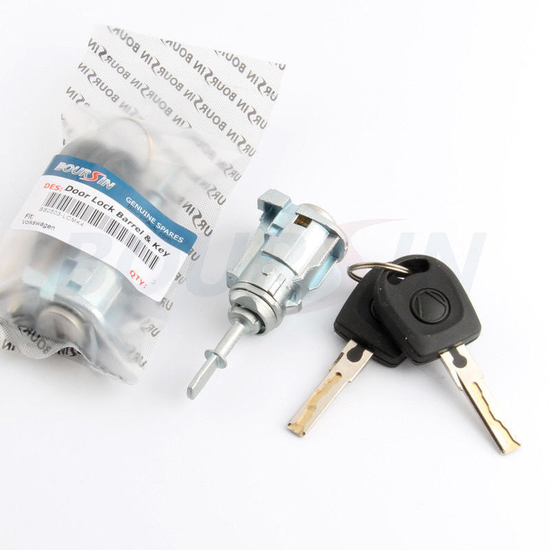 Front Left Door Lock Cylinder Key for VW for Volkswagen for Passat 1997-2005