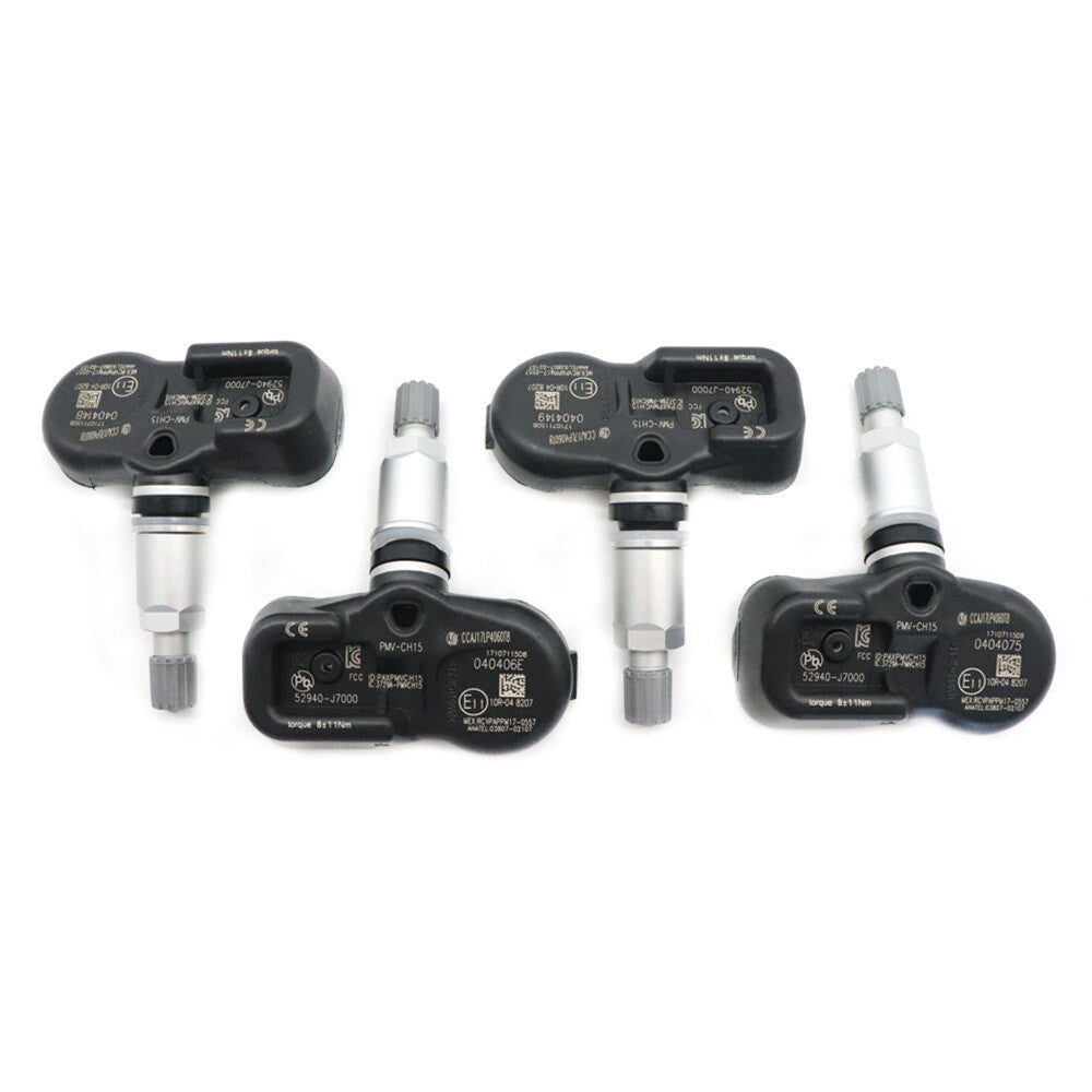 4-Piece Tire Pressure Sensor TPMS 52940-J7000 for Kia Forte Cerato Koup K3 PMV-CH15