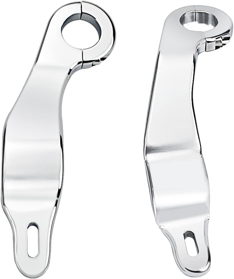 Chrome Fairing Support Bracket Clamps for Harley Road Glide FLTRX 15-23 FLTRXS
