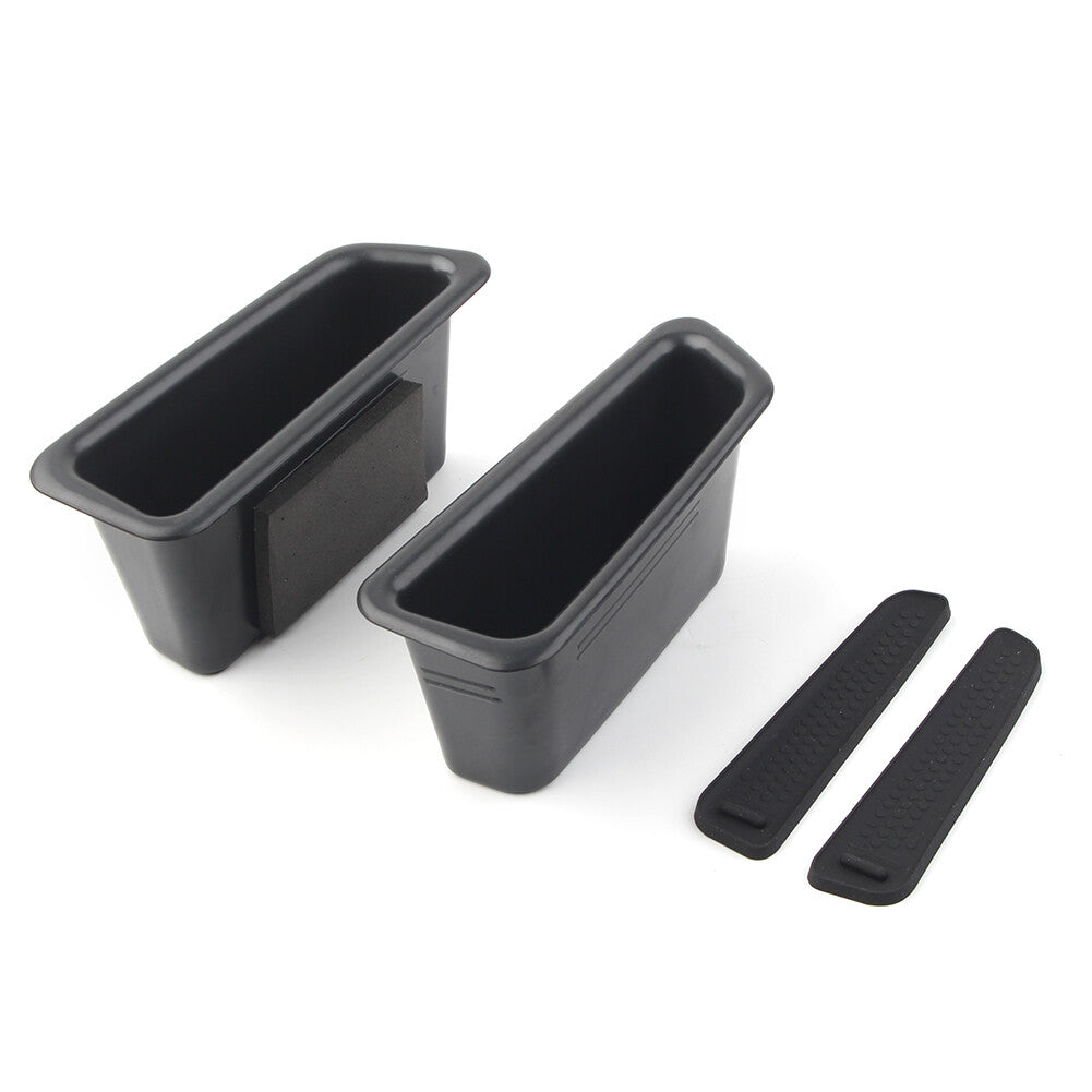 for Volvo S60 V60 2010-17 Car Front Door Handle Armrest Storage Box Tray Bin Kit