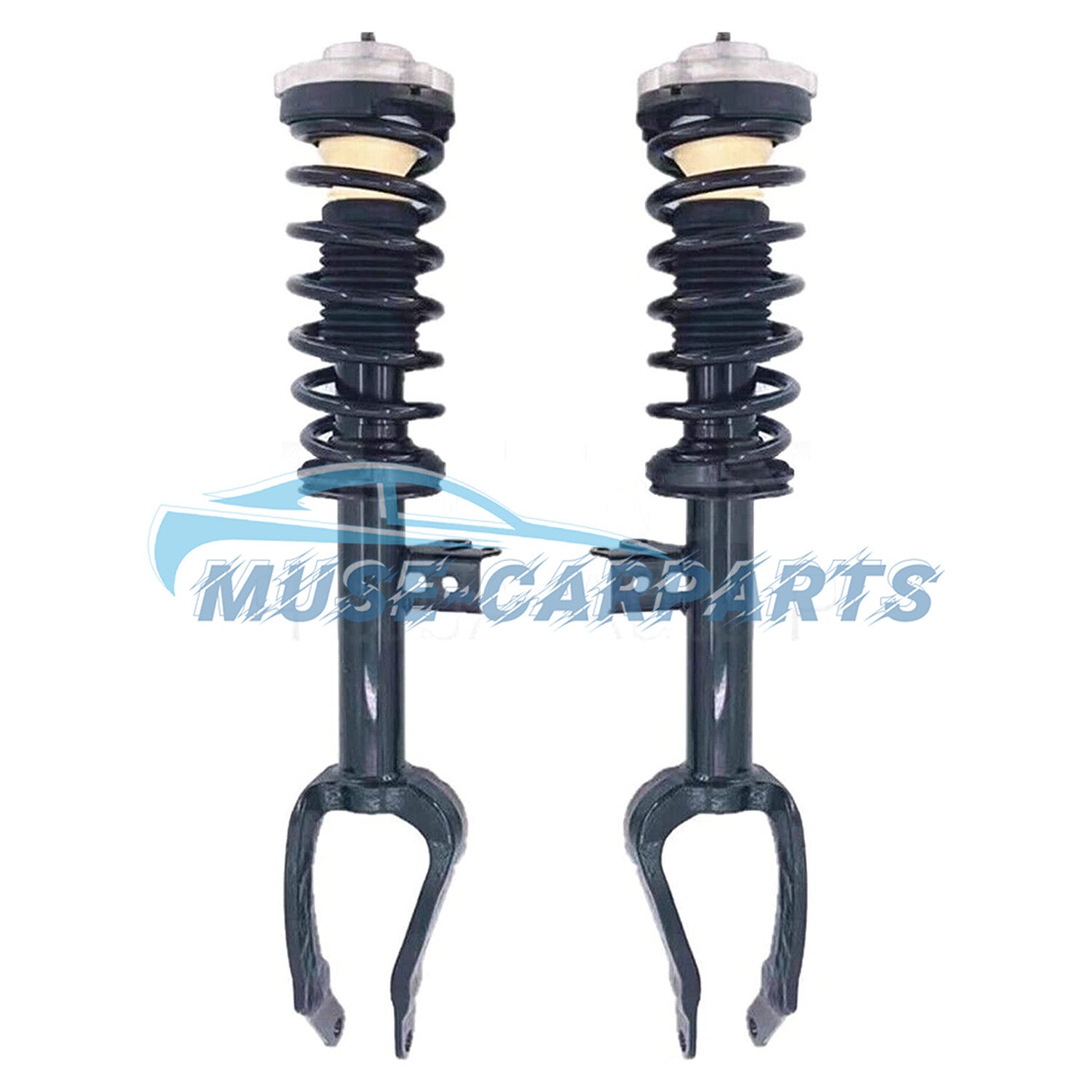 2x Front Left Right Shock Assys W/O Electronic for Jaguar XF RWD 5.0L 2009-2015