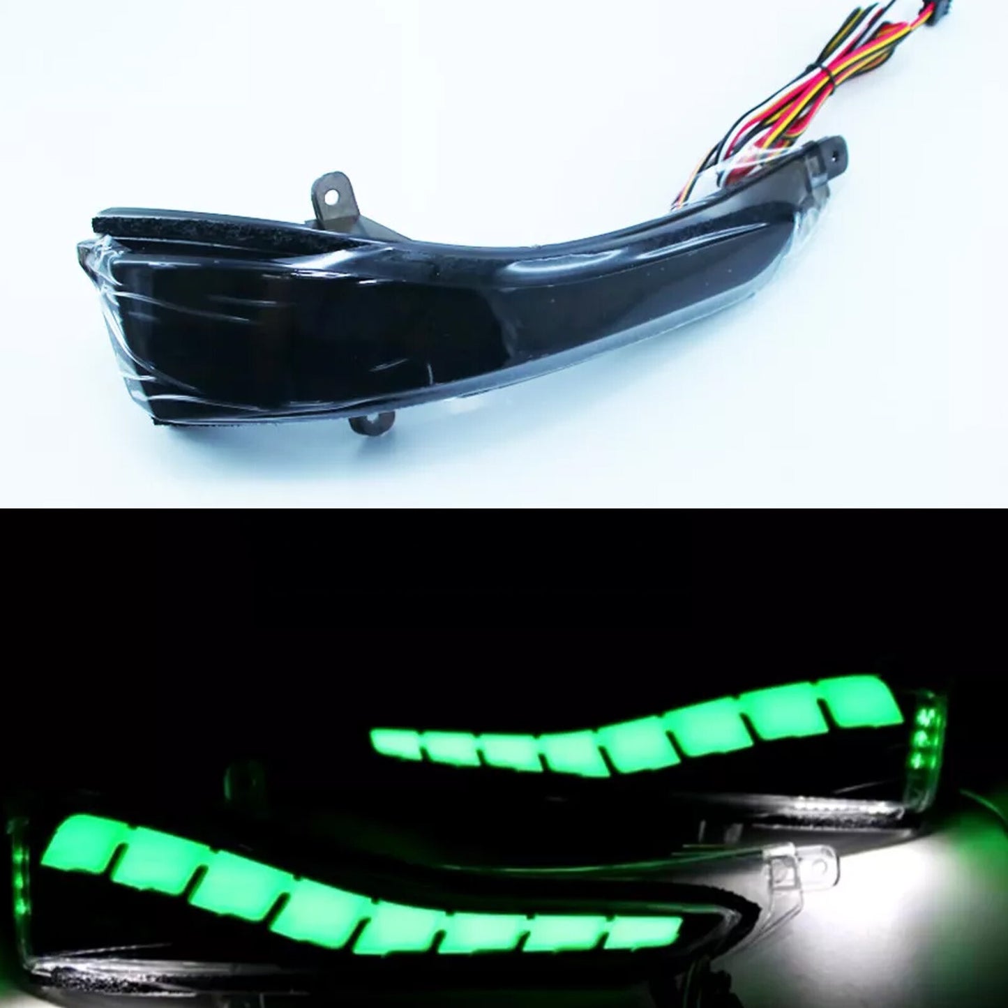 RGB LED Mirror Sequential Signal Light Fog Light for Infiniti Q50 Q60 2014-2022