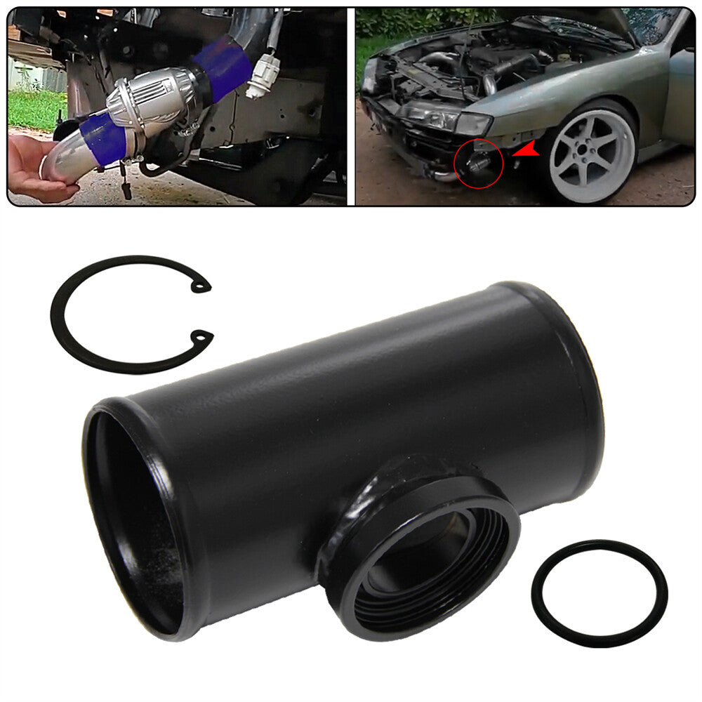 3 76mm Flange Adapter Piping For HKS SSQV SQV BOV Blow Off Valve Tube Pipe BK