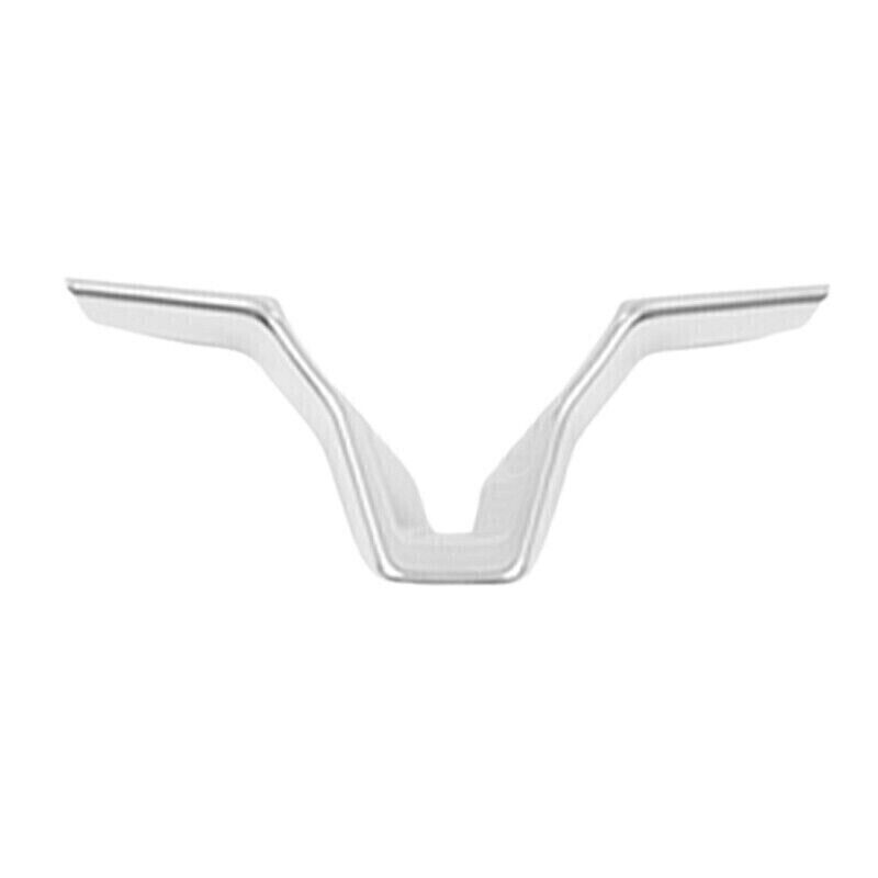 Car Steering Wheel U Type Cover Trim for Nissan Rogue Sport 17-2021 Matte Silver