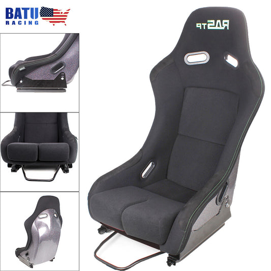 1X New Universal Adjustable Bucket Racing Seats Pearlized Back  Slider Kit