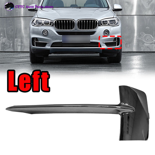 1Pcs LH Front Bumper Pure Black Excellence Chrome Grill 7325395 for BMW X5 F15