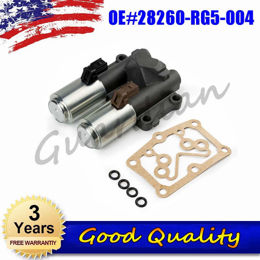 28260-RG5-004 Transmission Dual Linear Solenoid Valve and Gasket for Honda for Civic 12-15