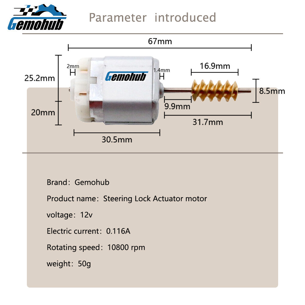 4H0905852A Steering Column Lock motor for Audi A4 B8 A4 allroad B8.5 A4 Quattro