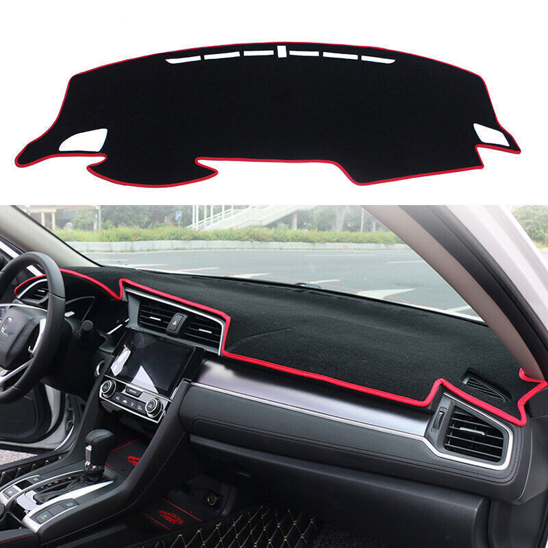 Inner Dashboard Dash Mat Non-slip DashMat Sun Shade for Honda 10th for Civic 2016-19
