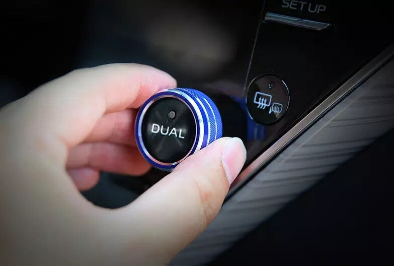 for Toyota for Camry 2018-2024 Blue Air Condition Knob Button Ring Cover Decor