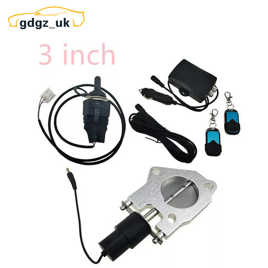 3 3inch Electric Exhaust Butterfly Valve Control Motor RemoteManual Control