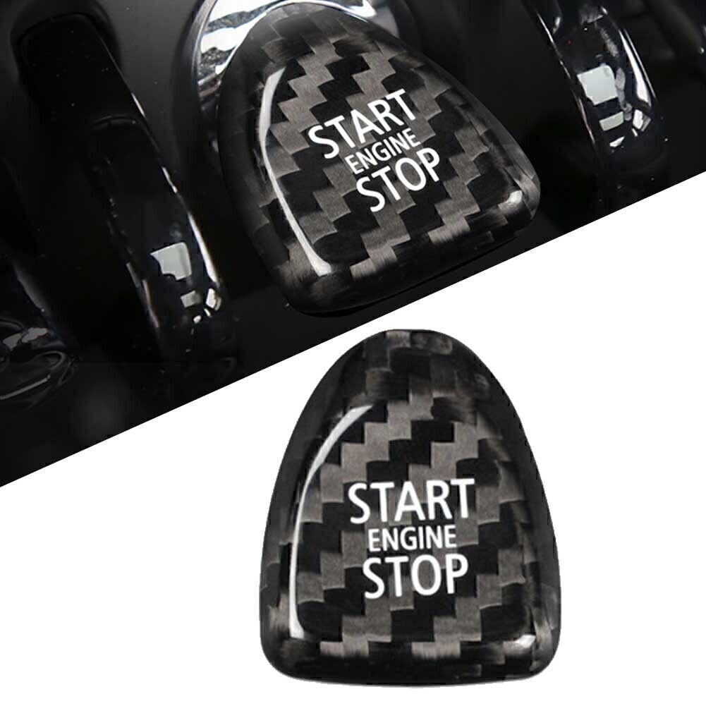 Keyless Start Button Cover Trim Fit for BMW for Mini Cooper F Model Cooper S JCW Black